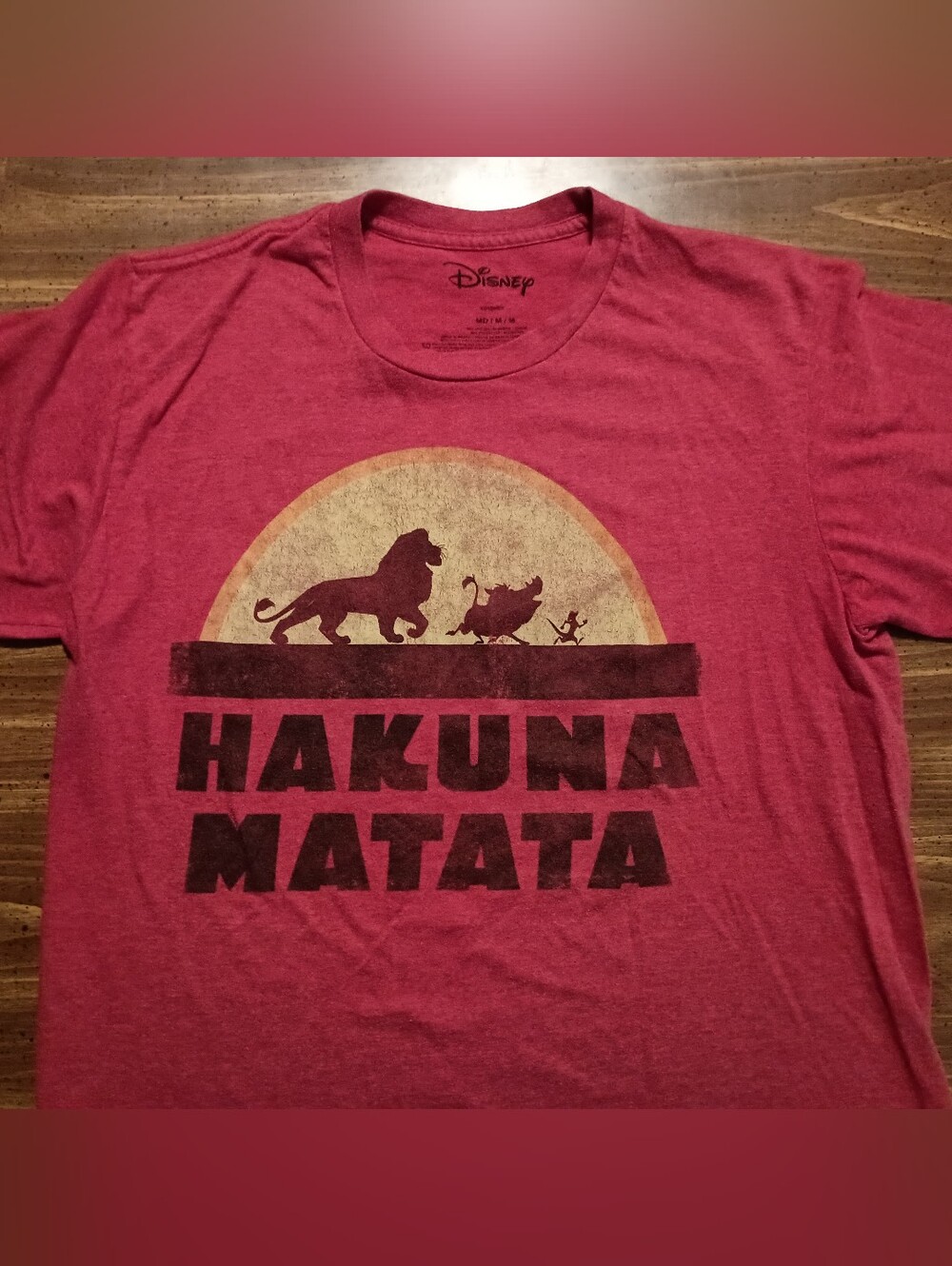 LION KING T-SHIRT - HAKUNA MATATA - Medium // Disney Movie Simba Tee Shirt
